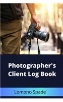 Photographer's Client Log Book