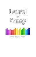 Laurel or Yanny: 100 pages, 6 x 9 inches, funny, meme, wide ruled, lined, blank, journal, diary, planner, composition, notebook