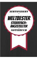 Notizbuch - Zertifiziert - Weltbester - Steuerfachangestellter