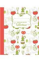 Olives, Garlic and Tomatoes Blank Keepsake Recipe Book Cookbook