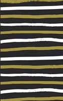 Stripey Blank Lined Journal, Notebook or Diary: 150 Page 8 X 10 Durable Soft Cover, Matte Finish, Paperback