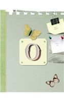 Monogrammed O Dot Grid Bullet Journal: 8.5" x 11" Soft Matte Cover 150 pages(Letter O Monogram Bullet Diary)