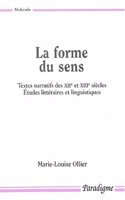 La Forme Du Sens