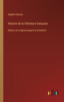 Histoire de la littérature française