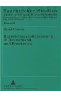 Rueckstellungsbilanzierung in Deutschland Und Frankreich
