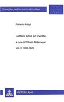 Lettere Edite Ed Inedite