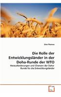 Die Rolle der Entwicklungsländer in der Doha-Runde der WTO