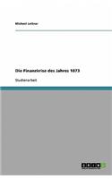 Die Finanzkrise Des Jahres 1873