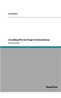 Grundbegriffe des Prager Strukturalismus
