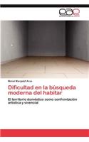Dificultad En La Busqueda Moderna del Habitar