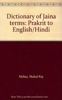 Dictionary of Jaina Terms (Prakrit to English/ Hindi)