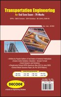 Transportation Engineering for SPPU 19 Course (BE - SEM VII - CIVIL- 401002) (Decode)