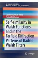 Self-Similarity in Walsh Functions and in the Farfield Diffraction Patterns of Radial Walsh Filters