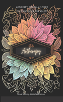 Artherapy, Mandala flower coloring book for adults