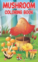 Mushrooms Coloring Book for kids