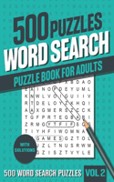 500 Word Search Puzzle Book for Adults