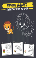 Brain Games - Extreme Dot-to-Dot: Dot-to-Dot Games & Sudoku Games & Puzzle Games in One Book! 129 Pages