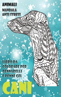Libro da colorare per pennarelli e penne gel - Mandala Anti stress - Animali - Cani