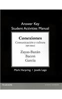 Answer Key for the Student Activities Manual for Conexiones