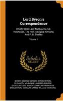 Lord Byron's Correspondence