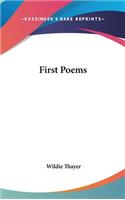 First Poems