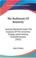 The Rudiments Of Relativity