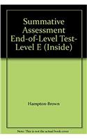 Inside Level E End-Of-Level Test Booklet