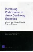 Increasing Participation in Army Continuning Education