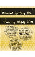 National Spelling Bee Winning Words 2019