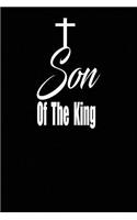 Son of the King: Christian 6x9 100 blank lined church journal notebook