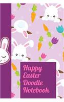 Happy Easter Doodle Notebook