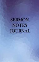 Sermon Notes Journal