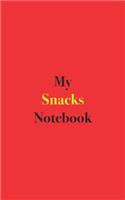 My Snacks Notebook