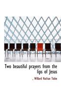 Two Beautiful Prayers from the Lips of Jesus