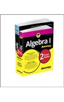 Algebra I For Dummies Book + Workbook Bundle