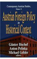 Austrian Foreign Policy in Historical Context