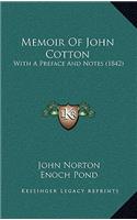 Memoir of John Cotton