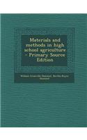 Materials and Methods in High School Agriculture