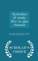 Hydraulics of Steady Flow in Open Channels - Scholar's Choice Edition
