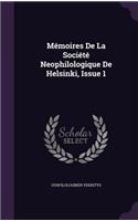 Memoires de La Societe Neophilologique de Helsinki, Issue 1