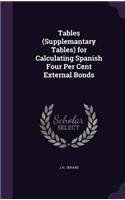 Tables (Supplemantary Tables) for Calculating Spanish Four Per Cent External Bonds