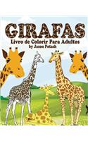 Girafas Livro de Colorir Para Adultos