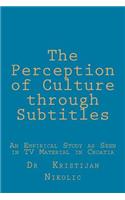 Perception of Culture through Subtitles
