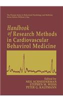 Handbook of Research Methods in Cardiovascular Behavioral Medicine