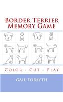 Border Terrier Memory Game: Color - Cut - Play