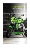 Superbikes Pocket Monthly Planner 2017: 16 Month Calendar