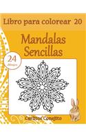 Libro para colorear Mandalas Sencillas