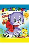 Coloring Book for Kids Ages 4-8