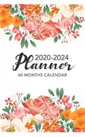 60 Months Calendar 2020-2024