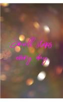 Small Steps Every Day: New Year Notebook Journal Composition Blank Lined Diary Notepad 120 Pages Paperback